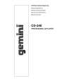 GEMINI CD-240 Instrukcja Obsługi